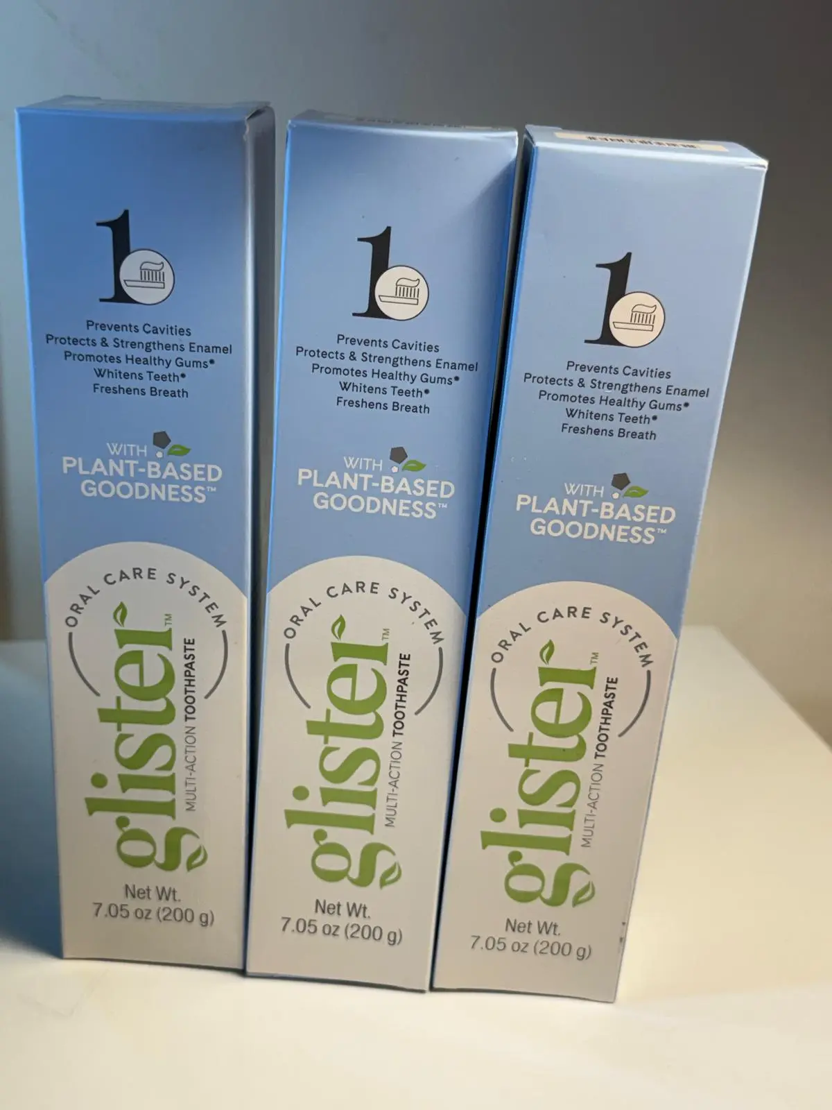 3 Pcs   Glister Multi-Action Toothpaste for Oral Care - Goodness