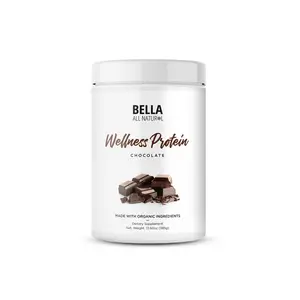 Bella All Natural Wellness Protein - Chocolate Flavor - Organic Plant Based Protein