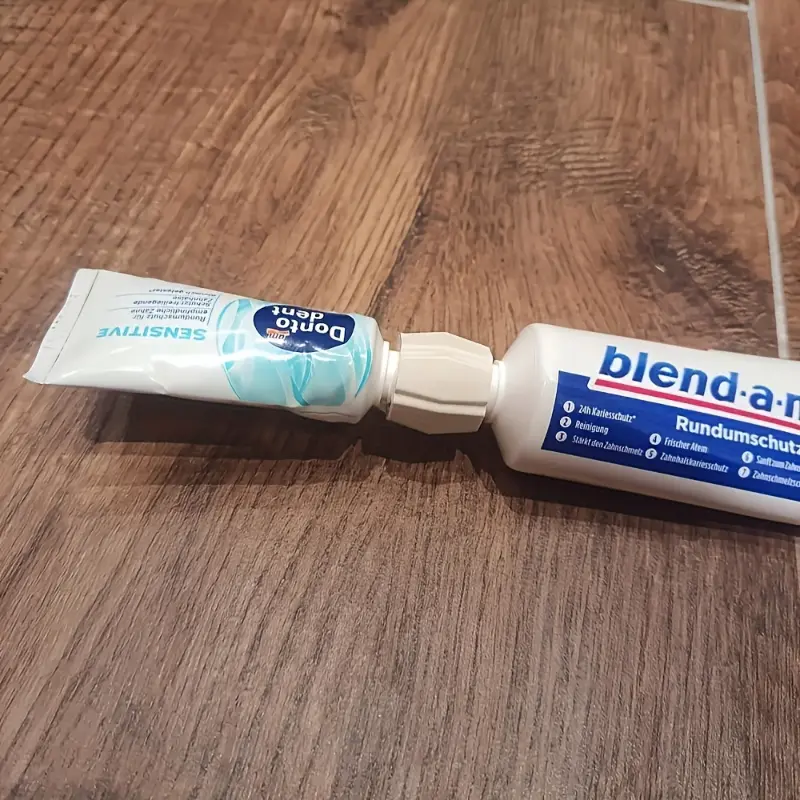 1/2/3pcs/Plastic Toothpaste Tube Adapter, Convenient Toothpaste Refill Home Accessories, Toothpaste Travel Packaging, Convenient Use