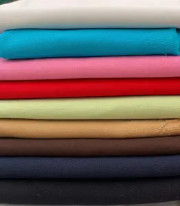 Pima Cotton Twill Spandex Fabric By the Yard