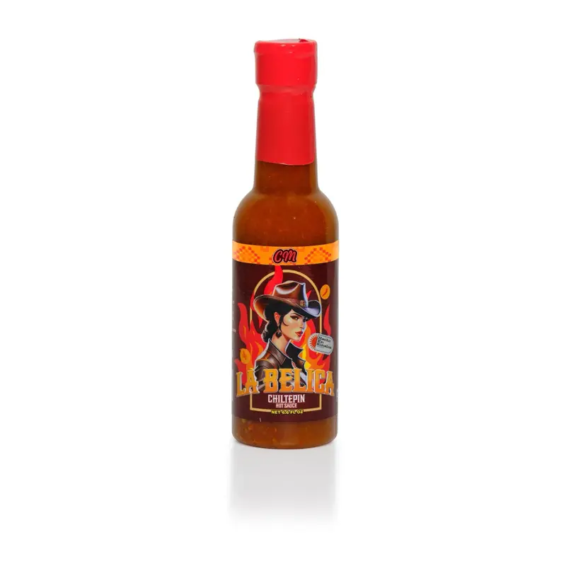 La Belica Chiltepin 6.6 oz hot sauce spice level 4/5 La Belica Chiltepin 6.6 oz hot sauce spice level 4/5