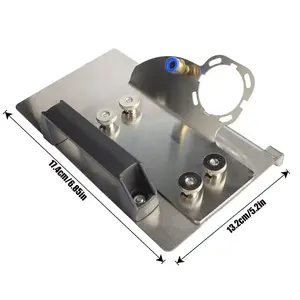 Stainless Steel Tile Edge Beveler/Cutting Tool, Model 100, Portable Angle Grinder Attachment