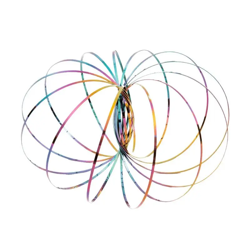 Mozi - Fidget Geometric Portable Magic Fashion Flow Bracelet 3D Bracelet Spiral Toy, Spinning Bracelet Spiral Stress Relief Calming Sensory Dance Toy