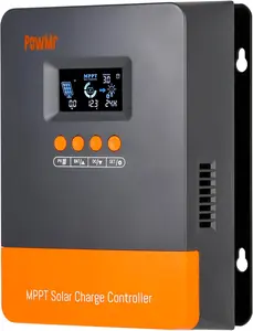 PowMr MPPT 60A Solar Charge Controller 12V/24V/36V/48V (lead-acid and lithium battery, User customize) Auto【Parallel Version】