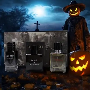 Blue Unisex Perfume Set, 3 Counts/box Long Lasting Cologne Fragrance for Men & Women, Daily Use Perfume for Dating, Party, Travel, Birthday Gift