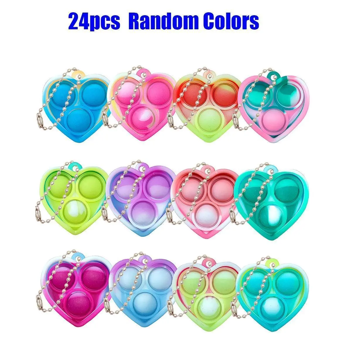 24Pcs Random Heart