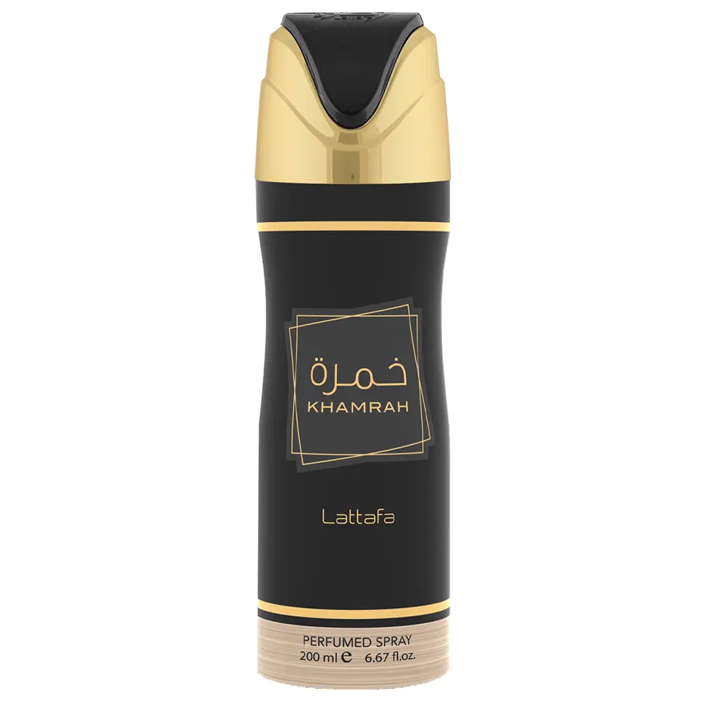 Lattafa KHAMRAH Perfumed body spray/deodorant 200 ml. Body Care Vanilla Floral Comfort