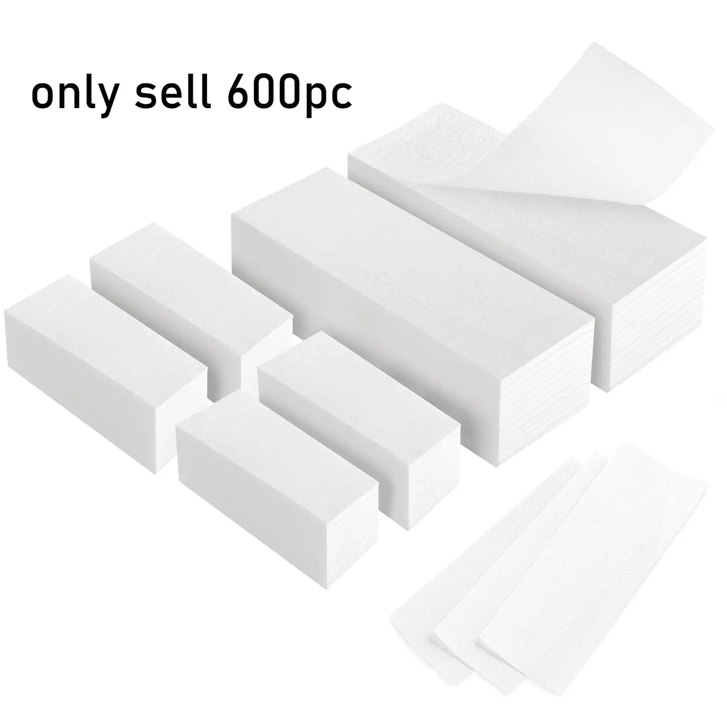 600PCS Professional Hair Removal Tool Depilatory Paper Nonwoven Epilator Women Wax Strip Paper Shaving Roll Waxing Smooth Legs