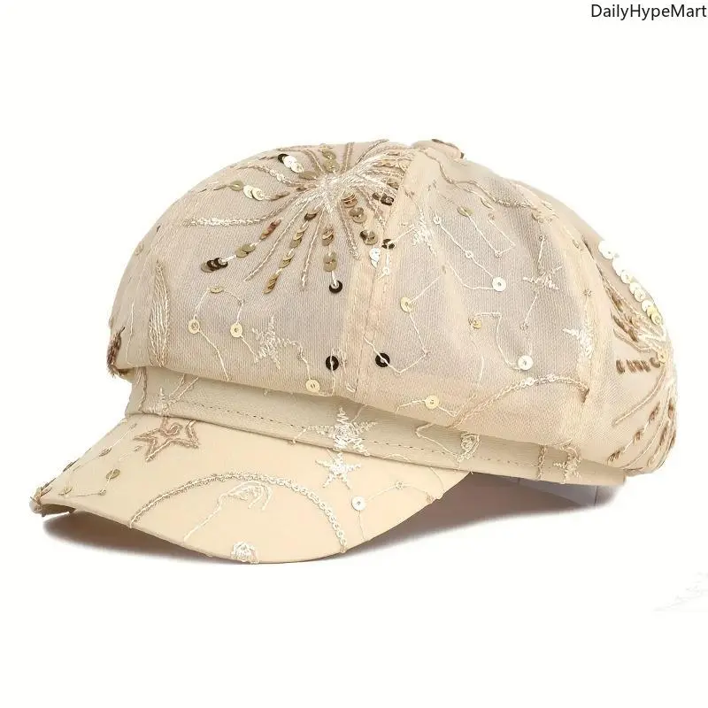 Women's Y2K Beret Hat - Lightweight, Breathable Mesh Painter Cap for Daily Wear