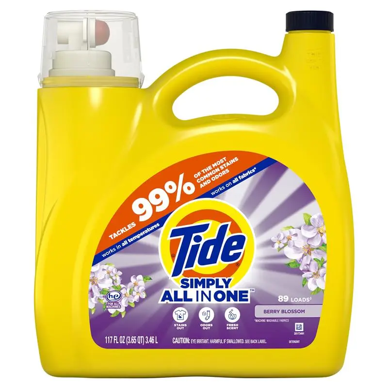 Liquid Laundry Detergent 117 Fluid Ounces Berry Blossom, 89 loads