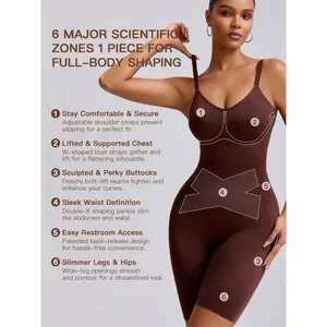 Bathroom-Friendly Shapewear Bodysuit Shorts for Women-Seamless Compression Tummy Control Body Shaper,S-XXL,Postpartum body shaping waist cincher