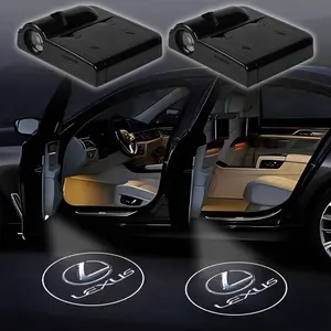 2PC Led Car Door Welcome Light Logo Shadow Projector Laser Lamp For Lexus RX330 IS250 Ct200h ES300h RX350 IS300h NX300h RX400h RX450h UX250h Led Car Lights