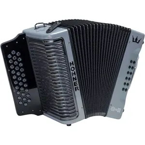 Hohner Corona C-II FBbEb Accordion - Silver Rainbow (C-II FBbEb SVRB)