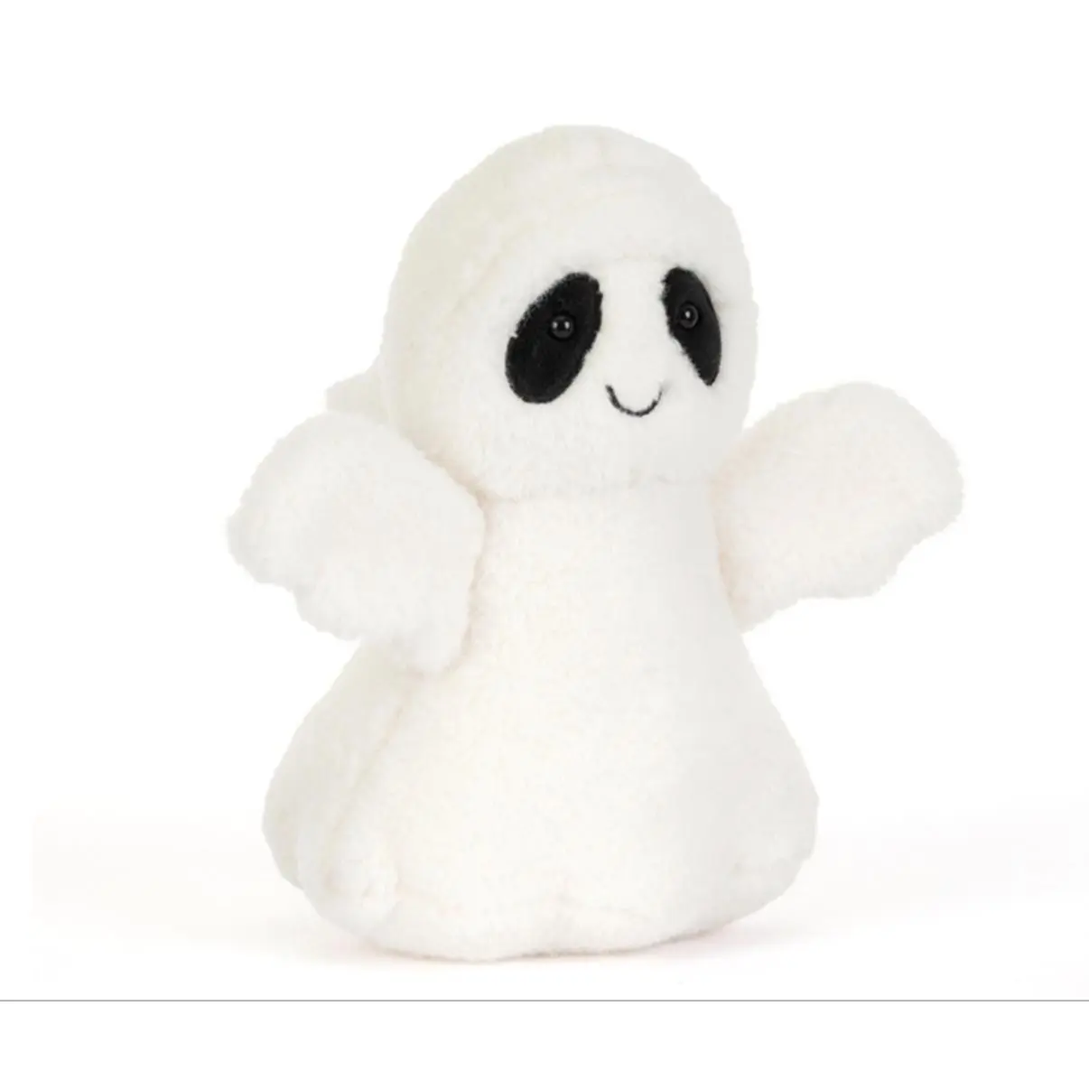 Jellycat Halloween Plush Ghost Bob GH3B 7.5in x 4.7in x 5.1in Polyester Fibers PE Beans Hard Eye Soft Toy