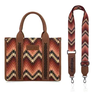 Wrangler Southwestern Pattern Dual Sided Print -Crossbody