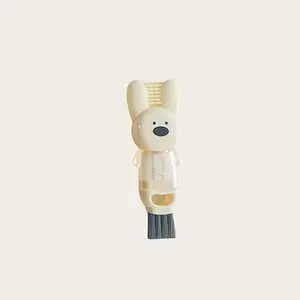 1pc Bear Style Cleaning Brush with 4 Detachable and Washable Functions, for Cleaning Cups, Baby Bottles, and Grooves, Suitable for Kitchen Use，home essentials, Cleaner