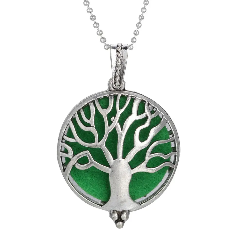 New Aromatherapy Jewelry Aroma Diffuser Necklace Pendant Open Perfume Locket Essential Oils Diffuser Necklace Aroma Jewelry