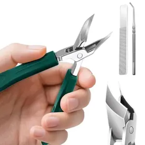 Wide Jaw Nail Clipper for Thick Nails – Eagle Beak Toenail Cutter, Long Handle, Sharp Stainless Steel