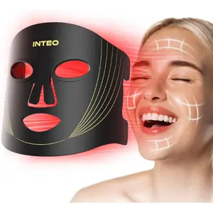 Portable 3-Mode LED Red Light Face Mask for Skin Care & Acne Treatment