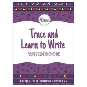 Bright Autism Trace & Learn to Write Workbook - Fun Tracing Practice for Lines, Shapes, Numbers & Letters | Preschool Handwriting Workbook to Build Focus, Confidence & Early Learning Skills
