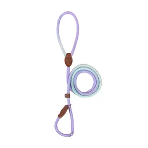 Dog Leash - Colorful P Chain Pet Traction Rope, Explosion-Proof Non-Stretching Nylon Walking Rope