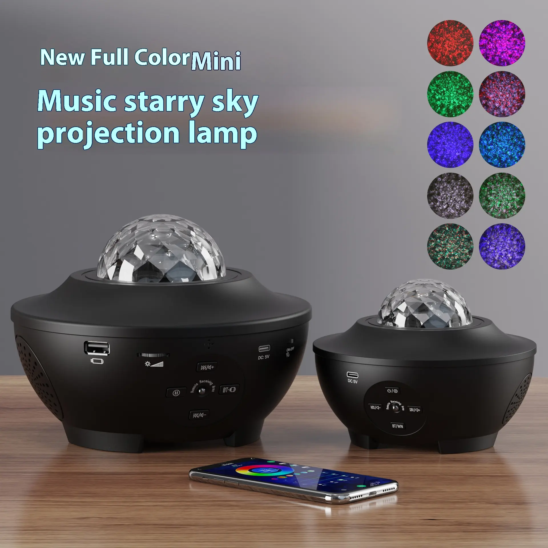 Polaroid Northern Lights Music Starry Sky Projector WIFI White Noise Bluetooth Speaker Laser Star Bedroom Ambience