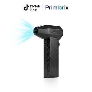 Powerful Turbo Fan, Mini Portable Jet Fan, Jet Fan 130,000 RPM High Speed Spinning, Type-C Rechargeable Clear Fan for Cars, Computers, Keyboards and Lenses Handheld Fan Bladeless Tower Fan