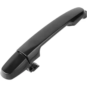 Rear Door Handle Driver Passenger Exterior Back Replacement For 03-13 Corolla, RAV4, Highlander, Pontiac Vibe, Camry Without Keyhole Black