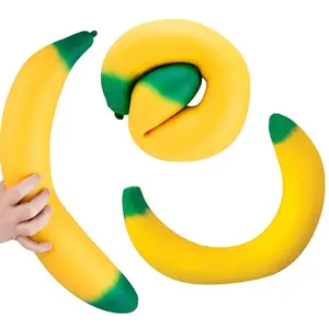 Giant banana squeeze toy stress relief slow rise
