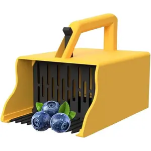 Blueberry Picking Tool with Comb, Metal Comb and Ergonomic Handle, Blueberry Harvesting Rake, Berry Picker, Home Farm Supplies