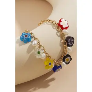 Dainty Flowers Anklet