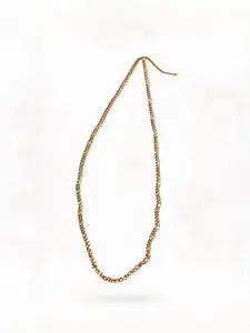 1PC Women's Thin Alloy Twisted Chain Necklace Simple Adjustable Women's Casual Outfit Decorative Choker