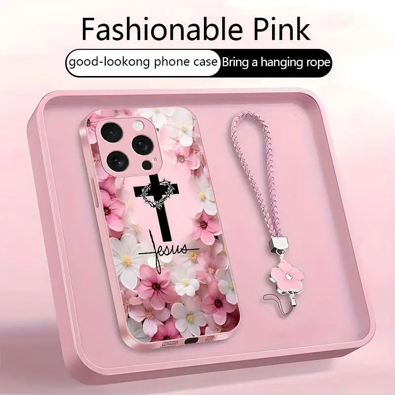 Women's High-End Smartphone Case for iPhone 16 Pro Max - Handheld Cellphone Protection for Devices - Multiple Pattern Options - Blessing & Good Luck Design YM99, Casing