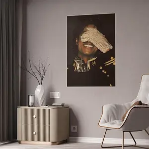 80s King of Pop Poster Gloss Poster | Retro Michael Jackson Pop Art