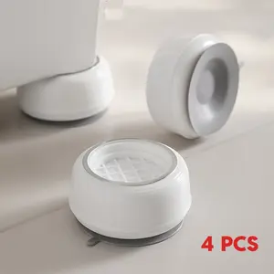 4pcs Washing Machine Anti-Vibration Pads, Furniture Risers Universal Foot Pads, Fixed Non-Slip Pads for Washing Machine Bases