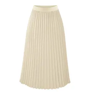 Classy Pleated Midi Skirt