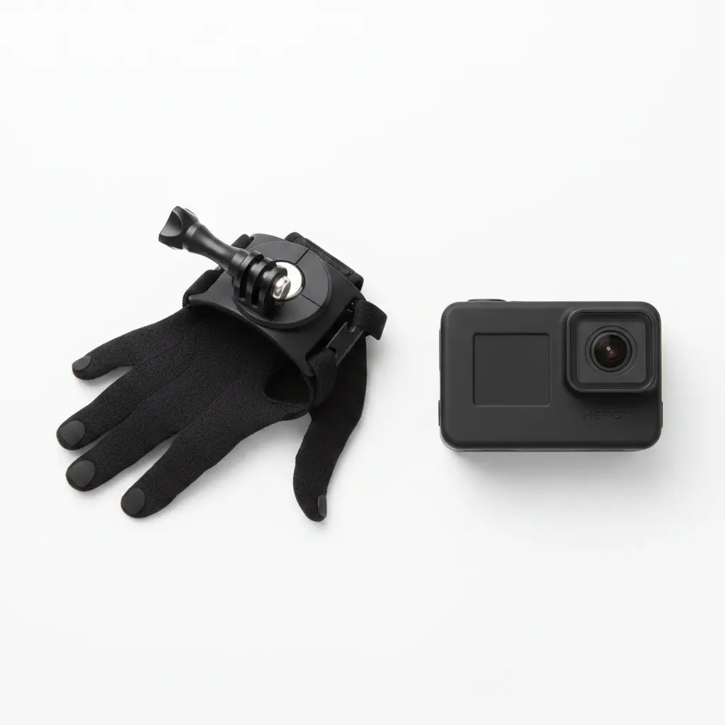 GoPro Hand and Wrist Strap Mount, 360° Rotating Cam Accessory for Cameras and Digital Cameras - New in Box, Digital Camera