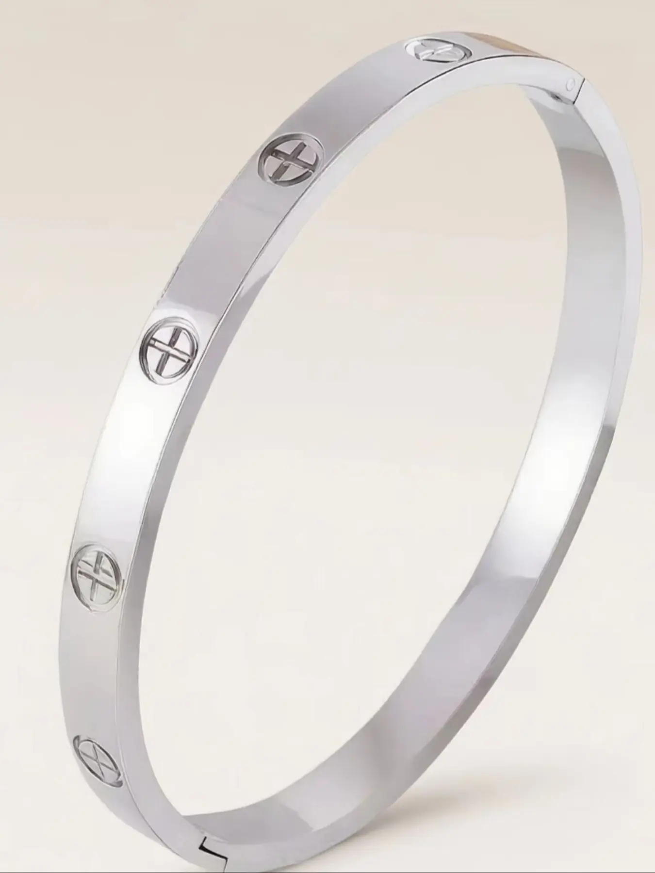 Unisex Stainless Steel Cross Bracelet, High Quality Bracelet, Durable Bracelet, Elegant Fashion Accessory, Perfect Gift for All Seasons, Stylish Daily Wear