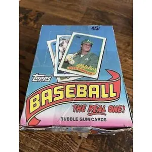 1989 Topps Baseball Box - Boxes Show Some Wear, Sealed Shut with Packing Tape