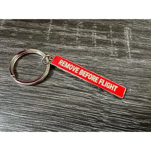 Remove Before Flight Keychain