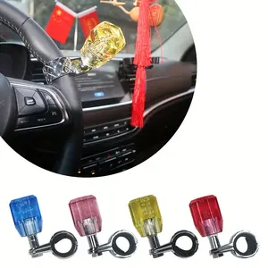 Aluminum Steering Wheel Spinner Assist Knob with Bearing, Universal Crystal Look Driving Power Ball, Car Interior Decoration Accessory, Car Ornament, Car Accessories