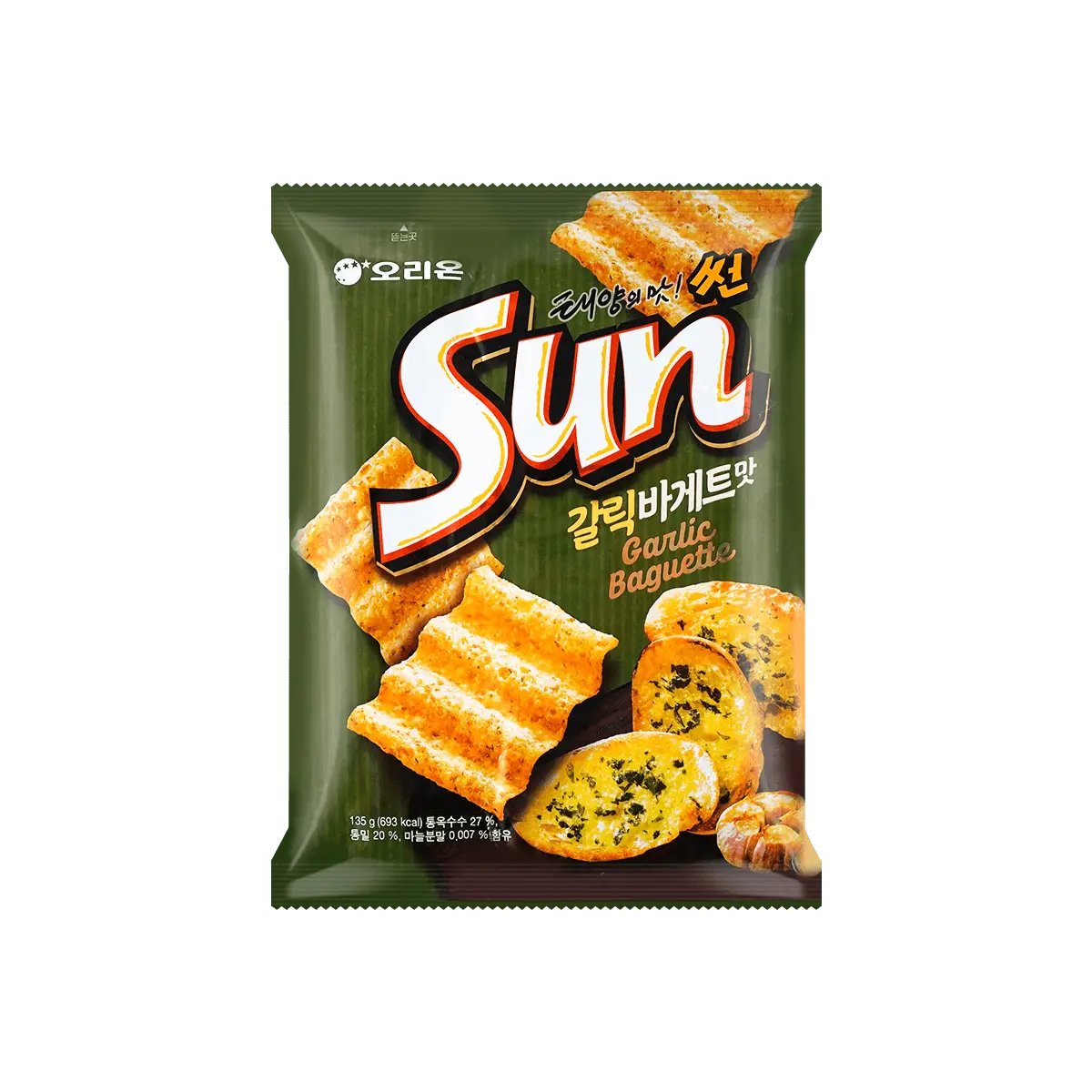 ORION Garlic Baguette Sun Chips - with Whole Grain, 4.76oz