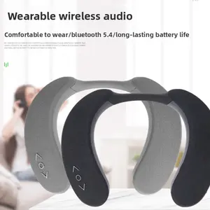 New U-shaped neck hanging wireless Bluetooth speaker, outdoor portable sports running speaker, personalized wearable speaker, supporting TF