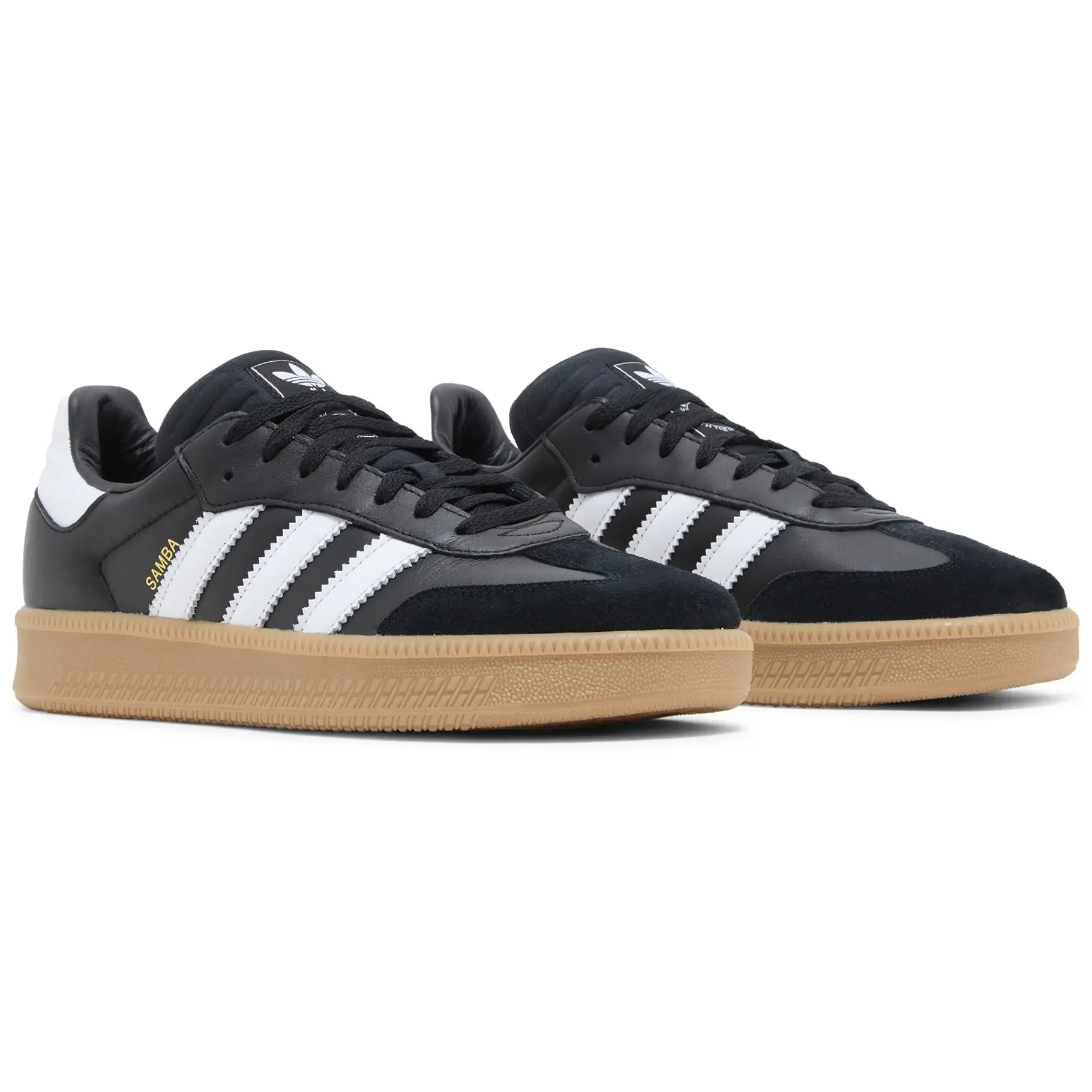 Adidas Men's Black & White Samba XLG Casual Trainers - Men's Footwear Shoe with 3 Stripes, Gum Sole