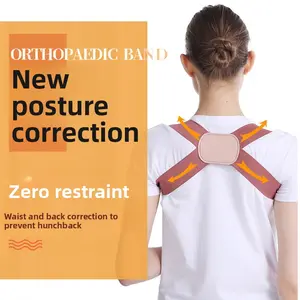 ORTIOPAEDICBAND Lightweight Posture Corrector – 300g Invisible Back Brace, Breathable & Adjustable for Hunchback Prevention