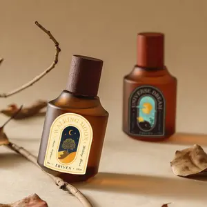 Ebihan Universe Series Walking Moon Perfume 50ML, Moonwalk Patchouli Amber Woody Scent, Luxury Gift Box, Long-Lasting Light Fragrance, Chinese Craft Design, Eau de Perfume