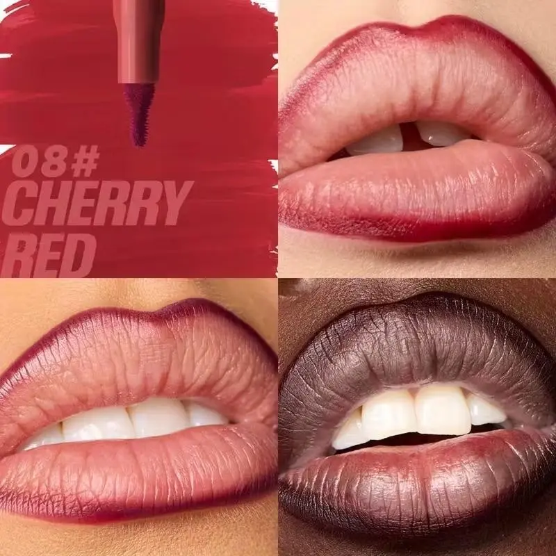 Lip liner, matte finish, non-sticky formula, long-lasting, layerable wear to define lips, available in multiple shades, provides precise lip contours, bold and soft looks, suitable for all skin tones, Lipliner
