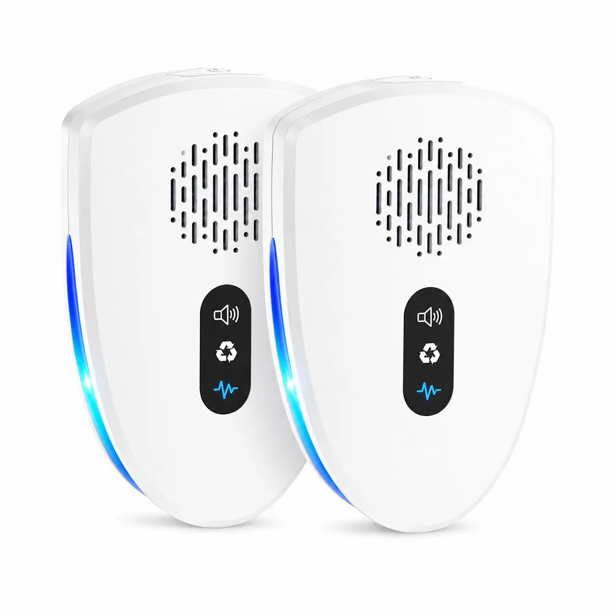 Ultrasonic Pest Repeller Plug-in, Variable Frequency Indoor Bug Deterrent with Night Light for Home, Bedroom, Office