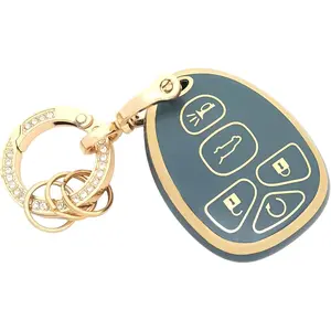 Fob Cover Fit for Suburban Tahoe Traverse GMC Acadia Yukon Cadillac Escalade SRX Buick Enclave