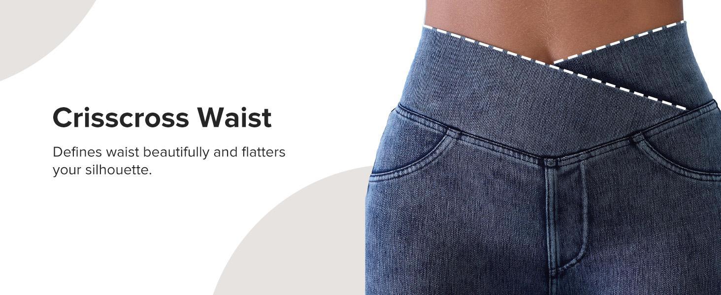BRXL High Waisted Stretchy Crossover Denim Jeans for Women Flare Jeggings Bootcut Denim with Pockets Trendy & Flattering #Streetwear #outdoorfun #tiktokshopspringglowup #tiktokshopfashion-1 BRXL High Waisted Stretchy Crossover Denim Jeans for Women Flare Jeggings Bootcut Denim with Pockets Trendy & Flattering #Streetwear #outdoorfun #tiktokshopspringglowup #tiktokshopfashion-1